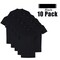 Gildan Heavy Cotton T-Shirt, Black 10-Pack, Small Business Customization & Cricut Bundle